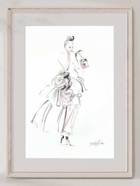 "A Floral Affair" Fine Art Paper Print by Debi Coules