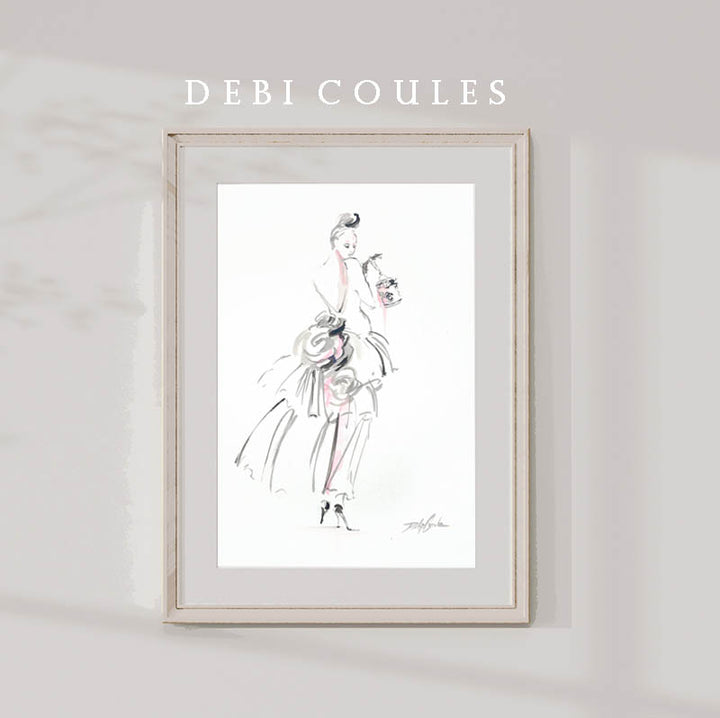 "A Floral Affair" Fine Art Paper Print by Debi Coules