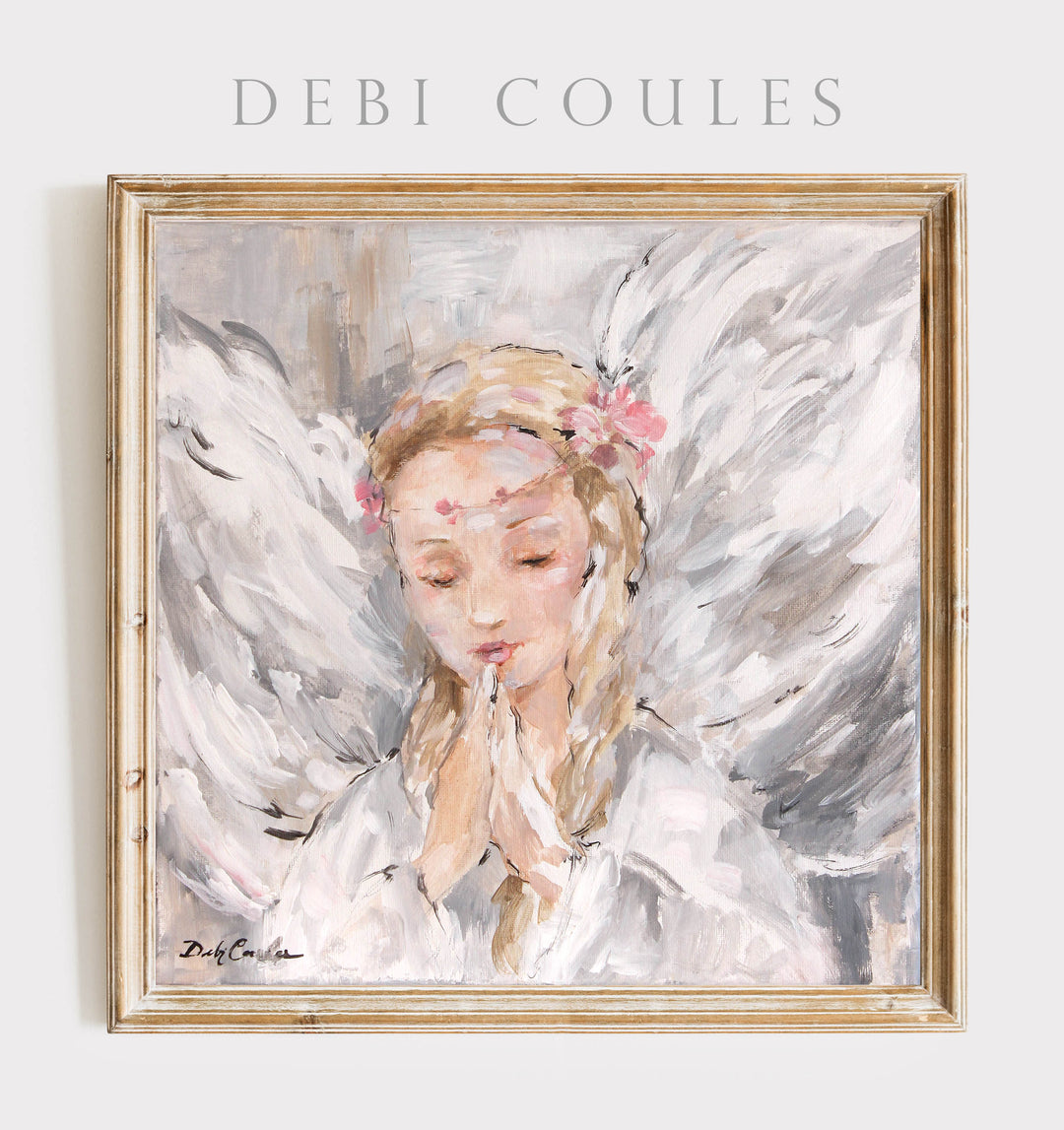 "Angel 3" Fine Art Paper Print by Debi Coules