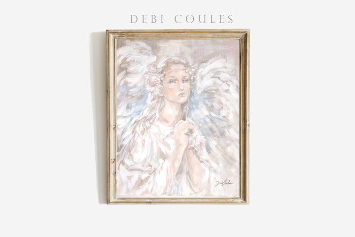 "Heavens Angel" Fine Art Paper Print by Debi Coules