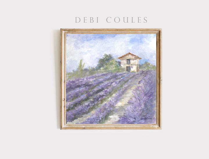 "Lavender Fields" Fine Art Paper Print by Debi Coules