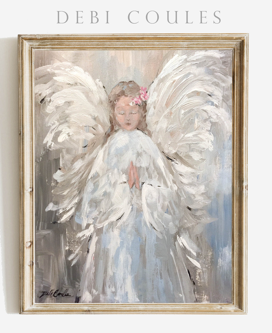 "My Angel" Fine Art Paper Print by Debi Coules