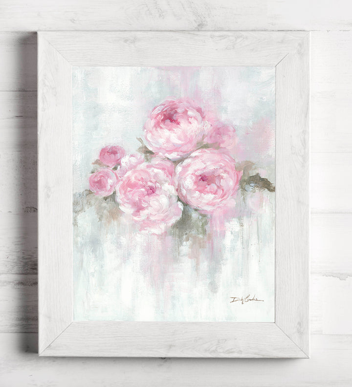 "Pink Peonies" Fine Art Paper Print by Debi Coules