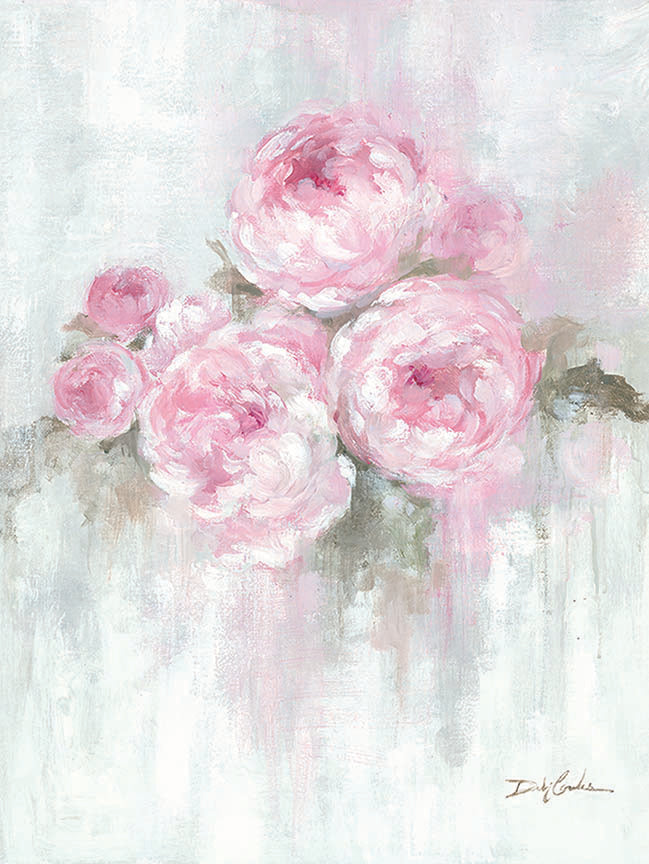 "Pink Peonies" Fine Art Paper Print by Debi Coules