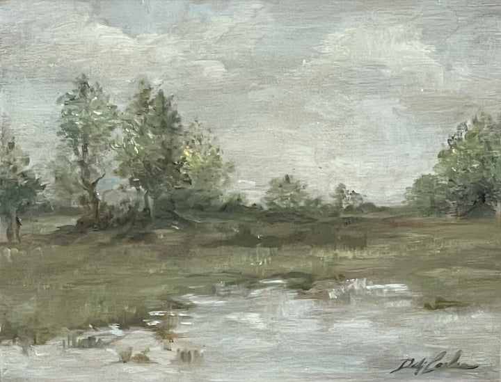 “Quiet Reflections” – Original Oil Painting by Debi Coules