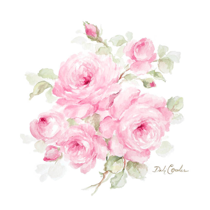 "Romantic Roses" Fine Art Paper Print by Debi Coules