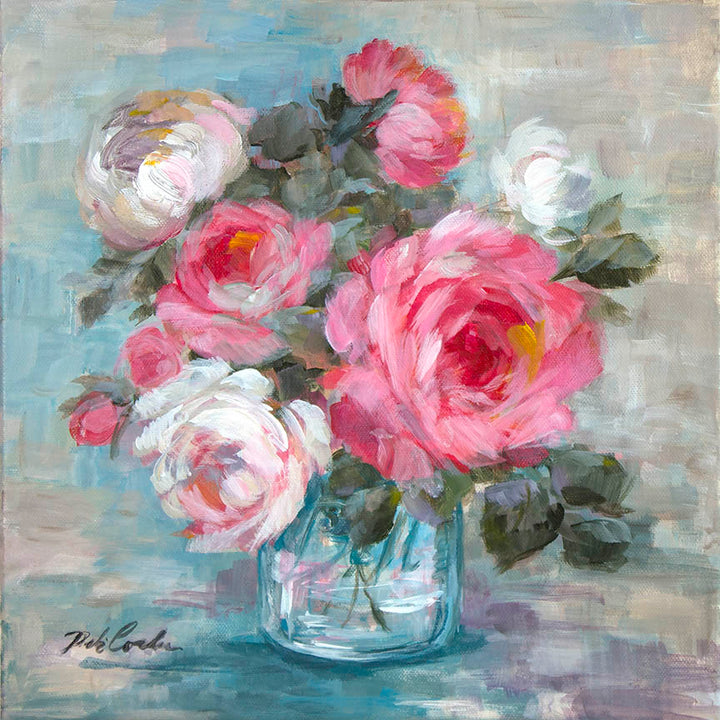 "Summer Roses 2" Fine Art Paper Print by Debi Coules