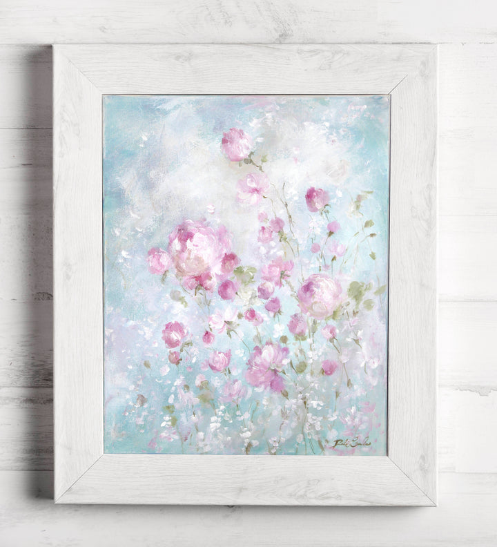"Whispering Roses" Fine Art Paper Print by Debi Coules
