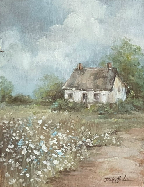 "Among the Blossoms" – Original Oil Painting by Debi Coules