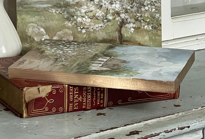 "Among the Blossoms" – Original Oil Painting by Debi Coules