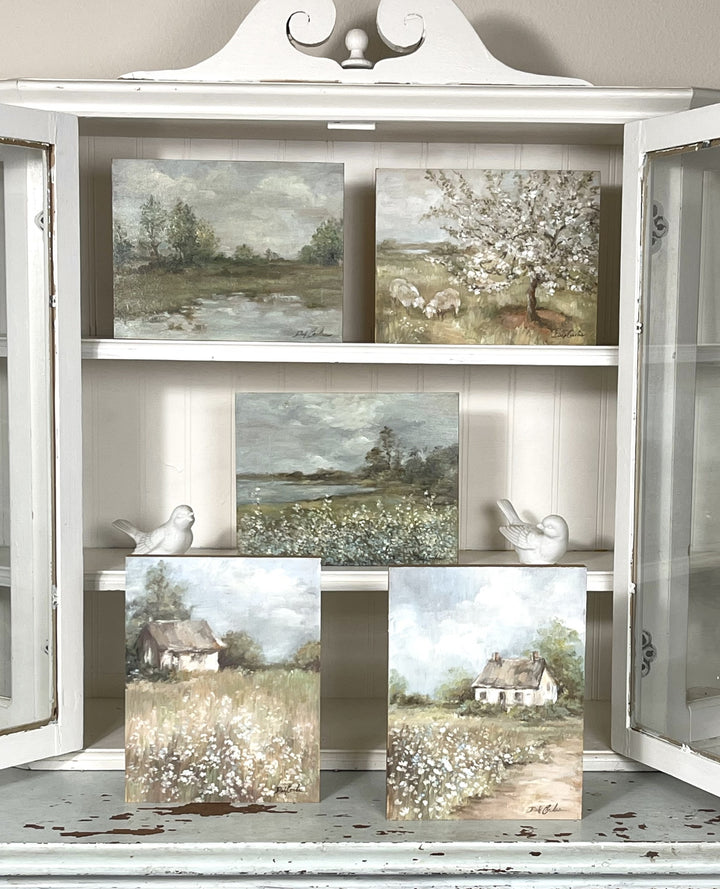 "Lakeside in Bloom" – Original Oil Painting by Debi Coules