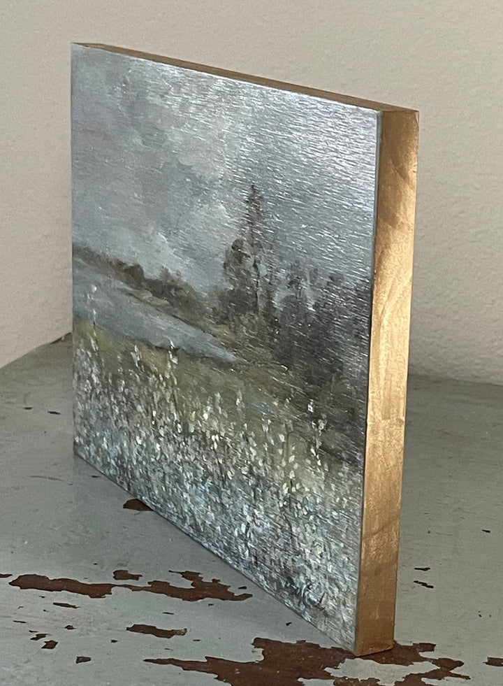 "Lakeside in Bloom" – Original Oil Painting by Debi Coules