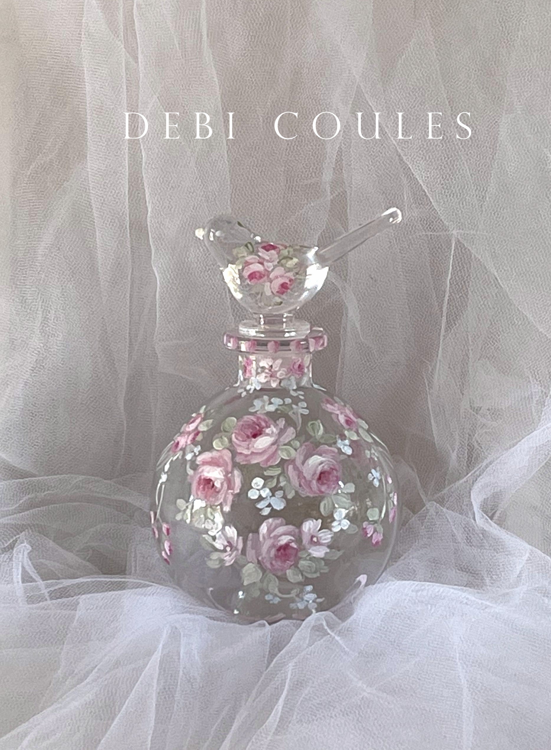 MADE TO ORDER: Hand-painted Perfume Bottles – Debi Coules Art