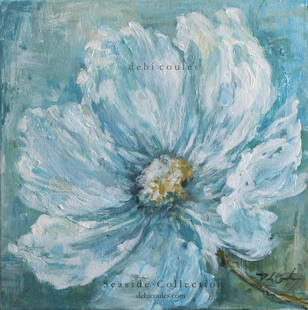 "Cosmos by the Sea II" Original Painting by Debi Coules