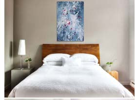 "In Blue" Canvas Print