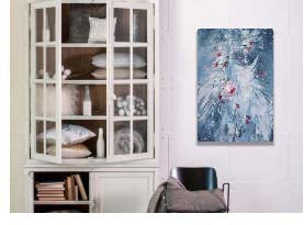 "In Blue" Canvas Print