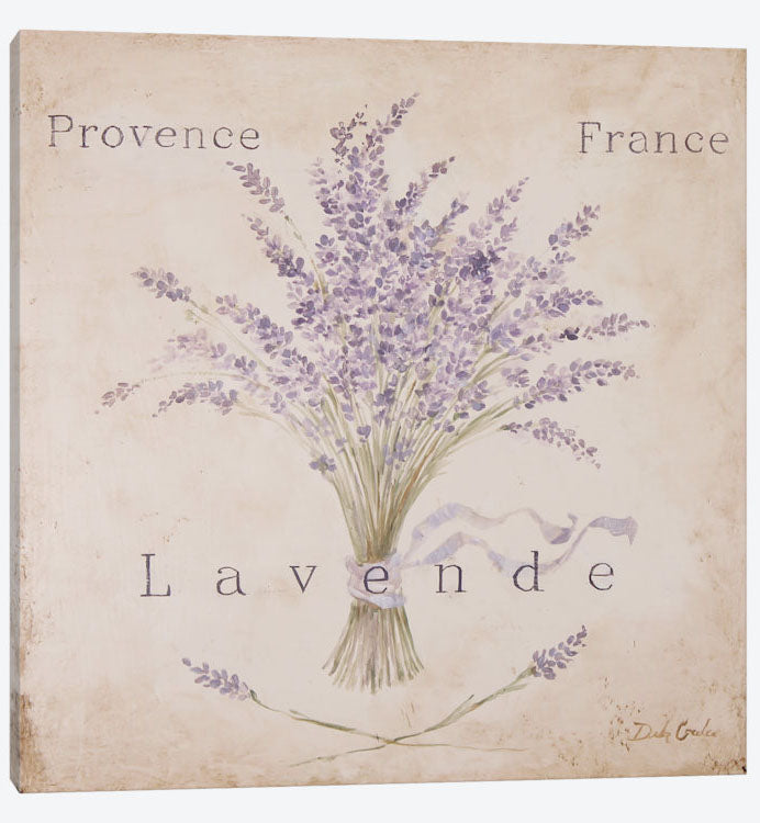 "Provence Lavender" French Farmhouse Canvas Prints