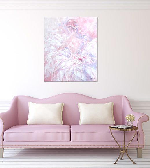 "Ballet Dreamer" Original Ballet Painting by Debi Coules