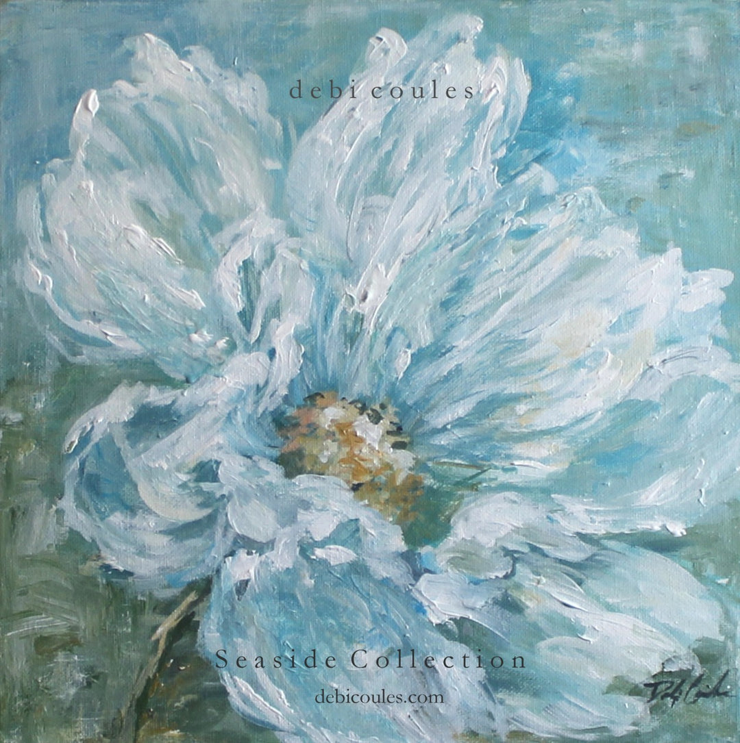"Cosmos by the Sea I" Original Painting by Debi Coules