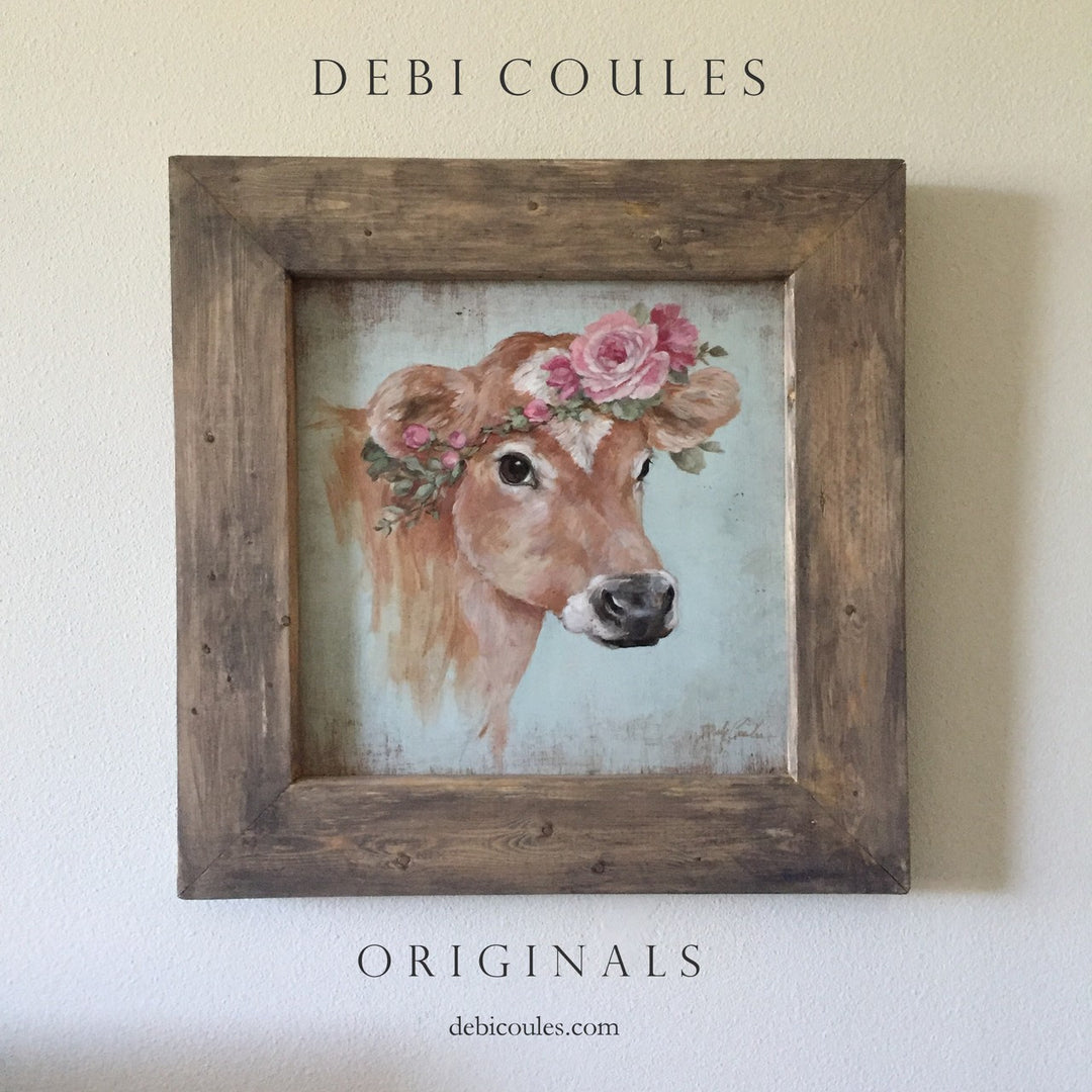 "Rosie" Framed Original Painting by Debi Coules