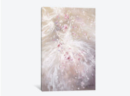 "Rose Dance II" Canvas Print