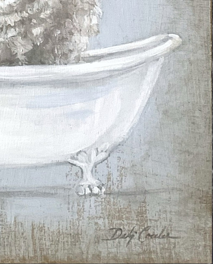 "Sheep In A Tub" Canvas Print