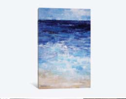 "Ocean Blue" Beach Canvas Print