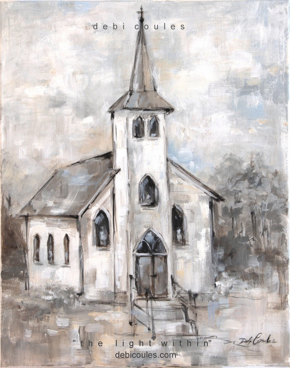 "The Light Within" Original Painting by Debi Coules