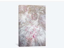 "Tutu and Rose Crowns II" Canvas Print