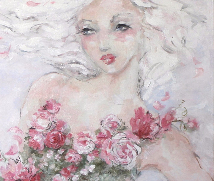 "Fiori Couture I" Original Painting by Debi Coules