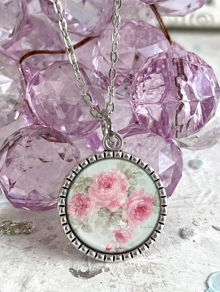 "Roses 25-cents" Necklace By Debi Coules