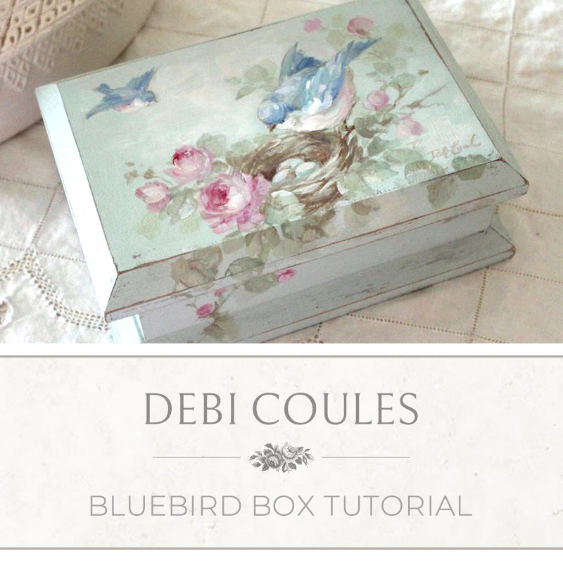 "Vintage Bluebird and Roses" Box Tutorial