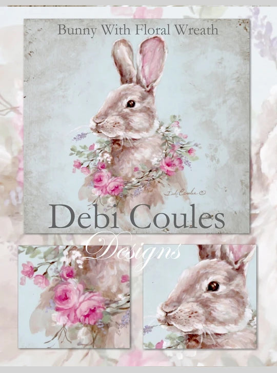 "Bunny with Floral Wreath" Tutorial
