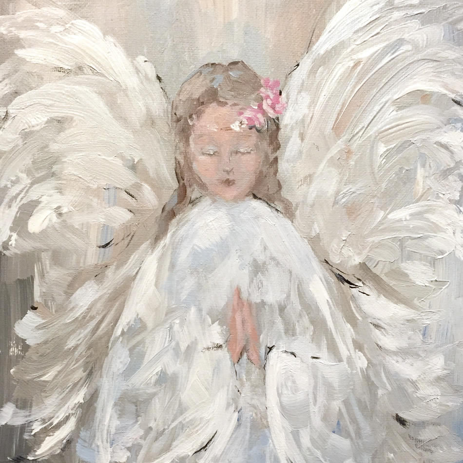 Shabby Chic Angel Artwork