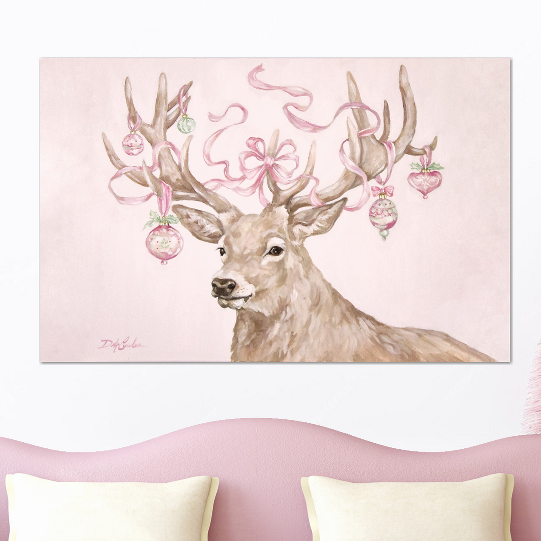 Pink Peonies Fine Art Print on Canvas