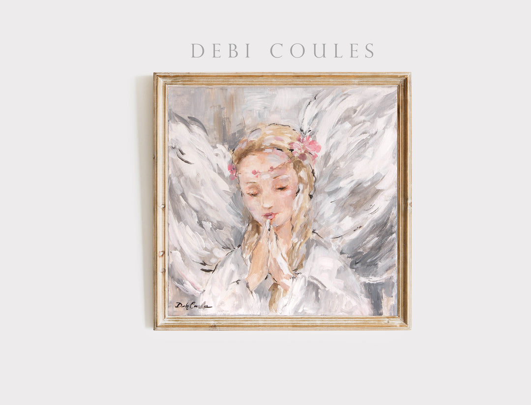 "Angel 3" Fine Art Paper Print by Debi Coules