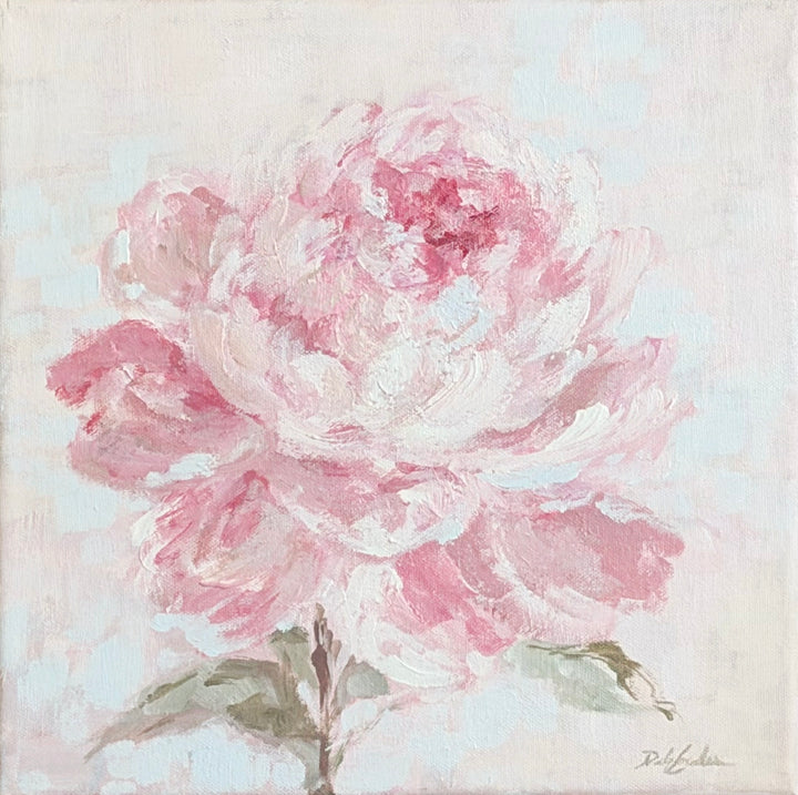 Blush of Morning — Original Peony Painting