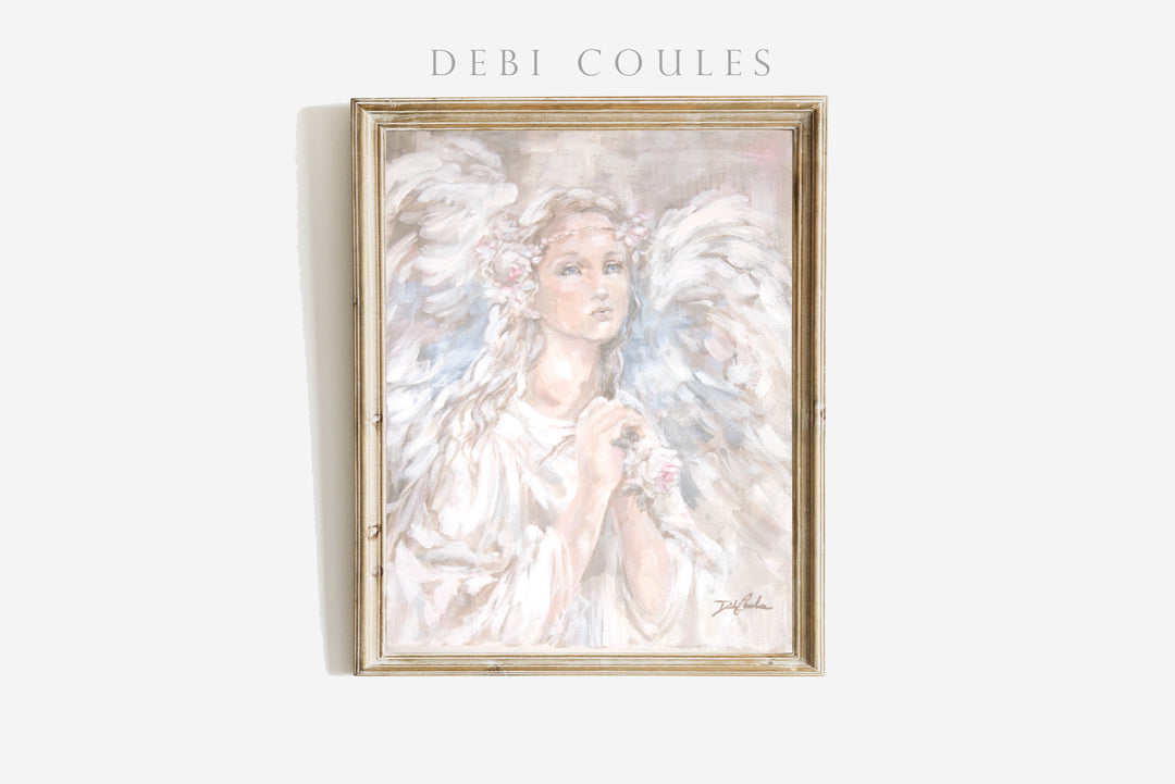 "Heavens Angel" Fine Art Paper Print by Debi Coules