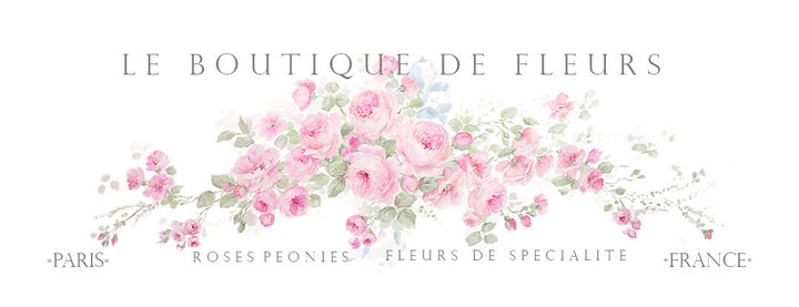 "Le Boutique de Fleurs" Canvas Print