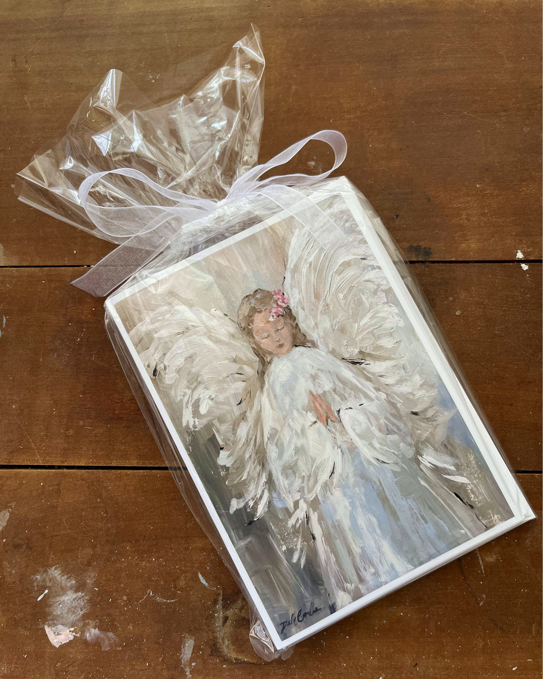 "My Angel" Greeting Cards Heavy Stock Original Debi Coules Art (Set of 5)