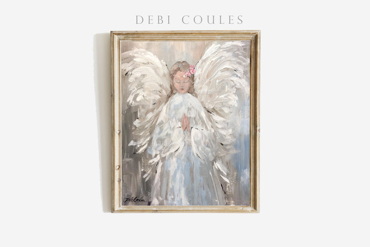 "My Angel" Fine Art Paper Print by Debi Coules