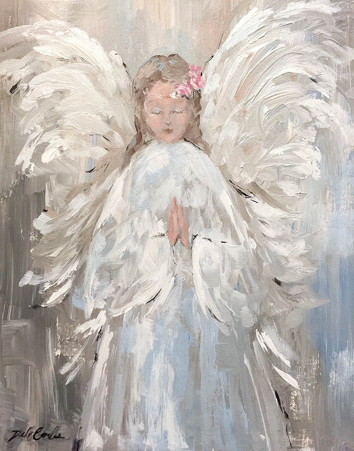 "My Angel" Fine Art Paper Print by Debi Coules