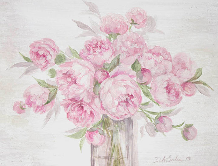 "Peonies in Pink" Fine Art Paper Print by Debi Coules