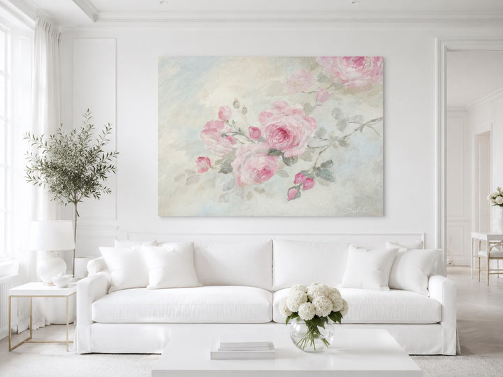 "Where Petals Dream" Rose Canvas Print & Wall Art by Debi Coules