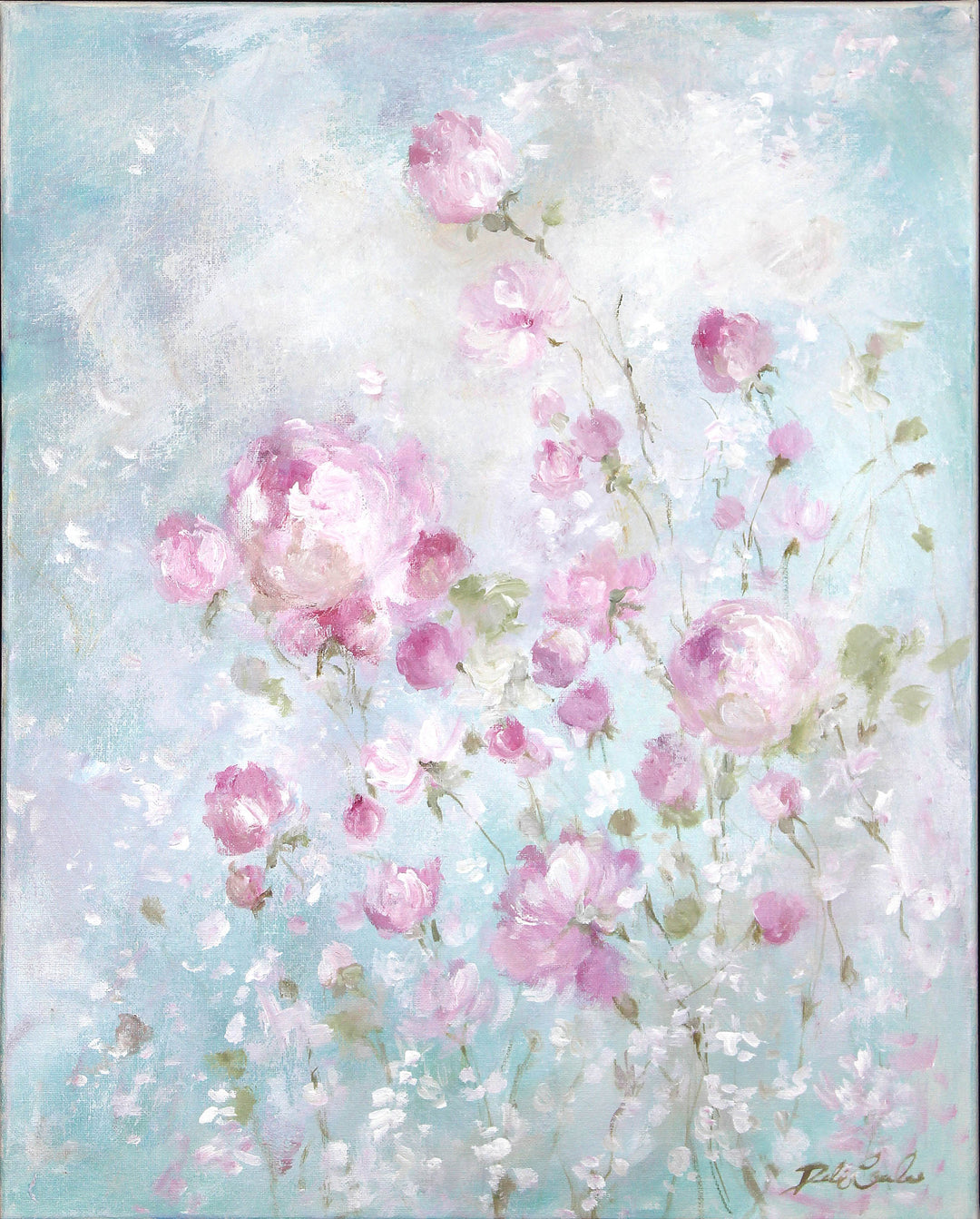 "Whispering Roses" Fine Art Paper Print by Debi Coules
