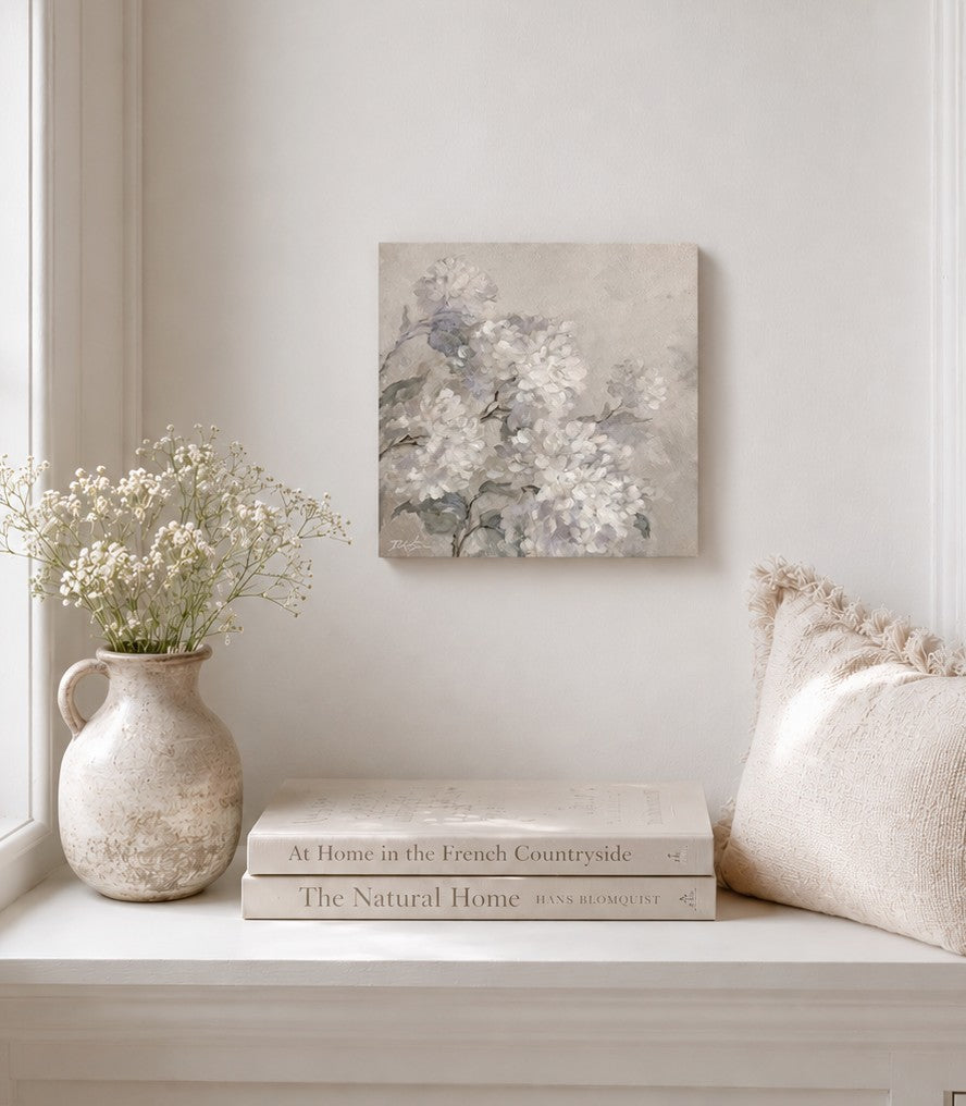 A Quiet Gathering | Original Hydrangea Painting | Floral Wall Art | Whispers in the Garden Collection