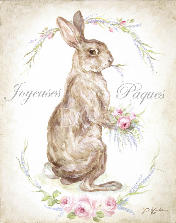 "Joyuses Paques" - Easter Artwork by Debi Coules