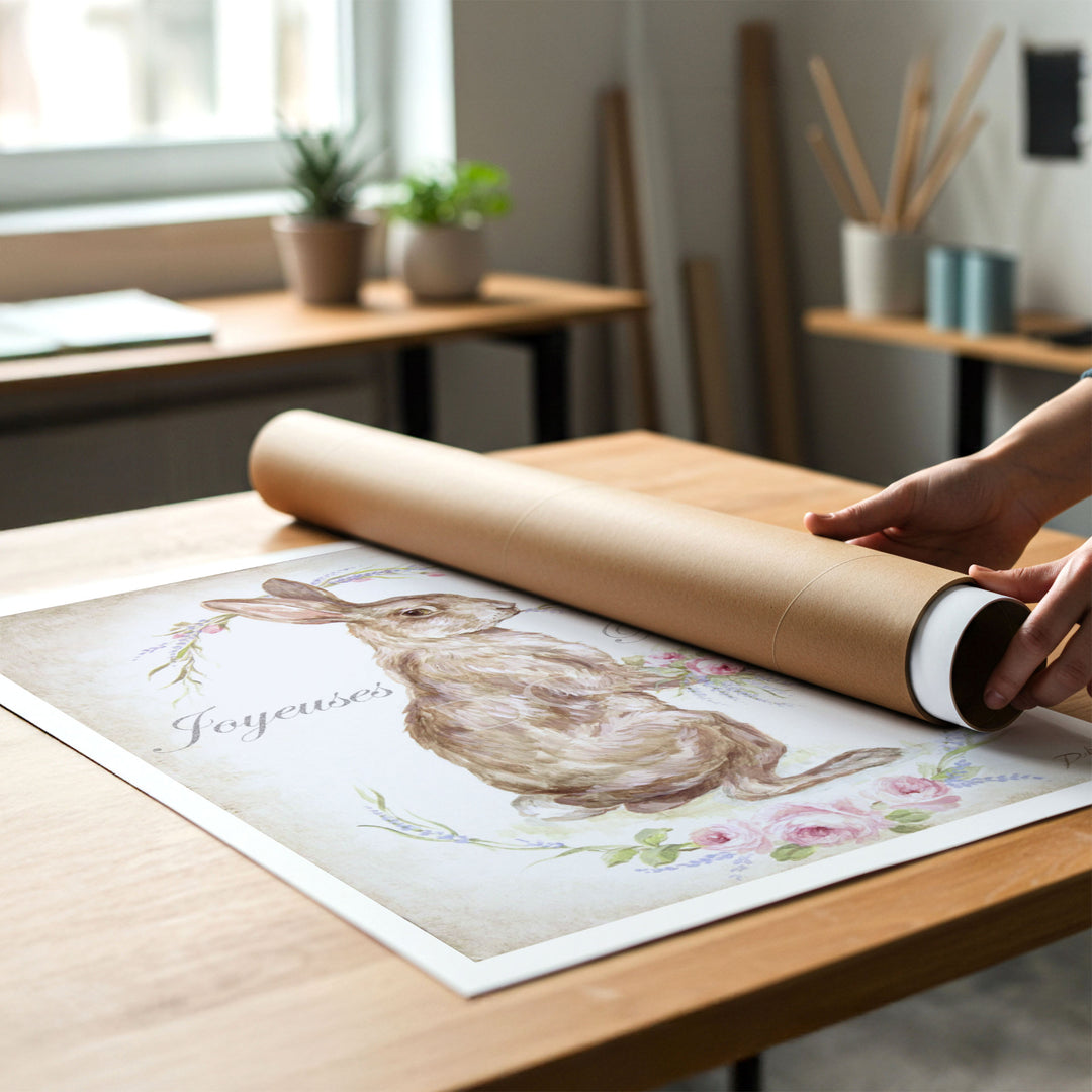 "Joyuses Paques" - Easter Artwork by Debi Coules