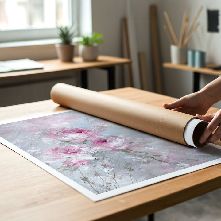 "Spring" - Shabby-chic Artwork by Debi Coules