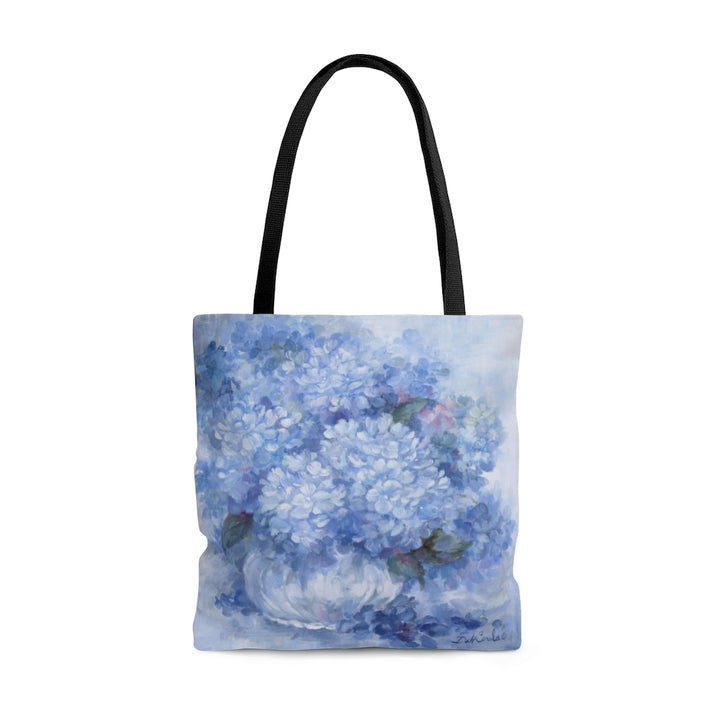 "Hydrangeas in Blue" Tote Bag